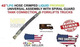 Rr015-42-f Taiwan 3.5 Feet 42 Inches Forklift Propane Lpg Hose Spyral Guard