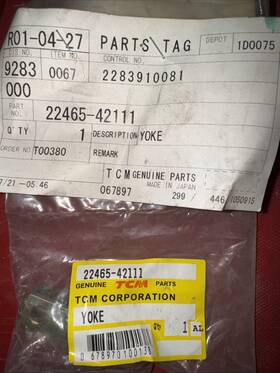 22465-42111 Tcm New-tcm Yoke Fast Free Shipping