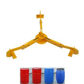 053258 Techtongda 3 Hooks Oil Drum Lifting Hook Lifter Unloading Tools For Forklifts 793lbs