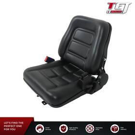 176205 Techtools833 Forklift Seat Waterproof Pvc Replacement Universal For Tractor With Safety Belt
