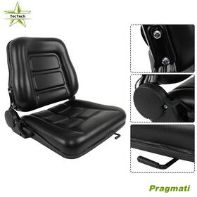 Pr5776736 Tectech Fold Down Tractor Forklift Seat Excavator With Adjustable Angle Back Universal