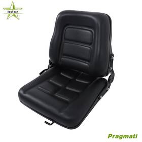 Pr5779688 Tectech Universial Fold Down Seat With Adjustable Angle Back And Slide Forklift