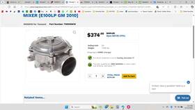 9006618 Tennant Vr Mixer E100lp Gm 2010 Liquid Petroleum Gas Mixer-new