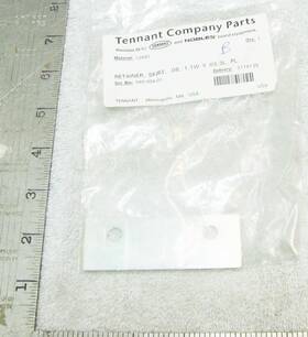 12692 Tennant Nobles Oem Part Retainer Skirt .08 1.1w X 03.3l Pl