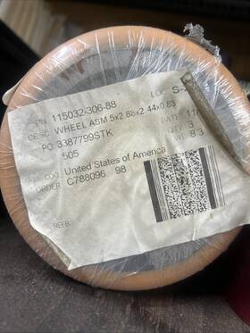 Cr115032-301-tho Thombert 115032-301-tho Qty 4 Crown Forklift Wheel Poly 5.00x2.88 Load New