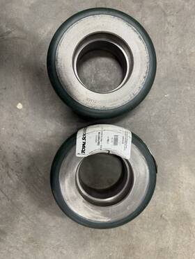 2215a0 Thombert Set Of 2 Poly Wheel For Forklift 6 Inch Od X 2-3/4 W