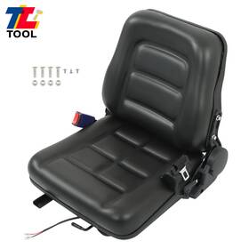 Tl5847350 Tool Library Fold Down Tractor Seat Micro Switch And Slide Universal Forklift Black