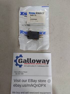 220005904 Total Source Micro Switch 94657/01 New In Bag