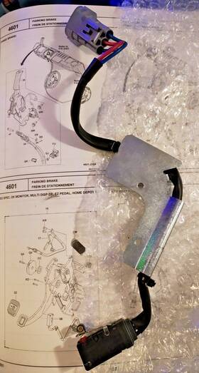 46180-12640-71 Total Source Toyota Forklift Parking Brake Switch Assembly
