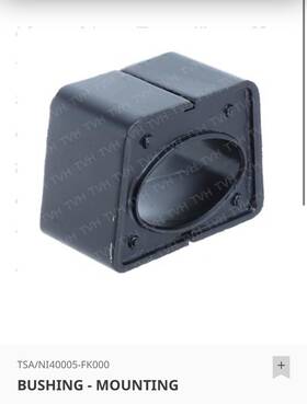 40005-fk000 Total Source 91e43-30900 Qty 2 New Bushing - Mounting Nissan Forklift