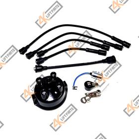 Idt-0362ecsnp Total Source Continental Engine Ignition Tune Up Kit Early F162 F163 Clip Down Cap / No Plugs