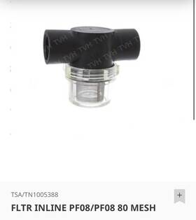 Tn1005388 Total Source New Filter Inline Pf08/pf08 80 Mesh For Tennant 1pc