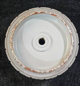 Tpk1-161099 Total Source Qty 1 Gray Mould On Non-marking Tread Forklift Tire 15x5