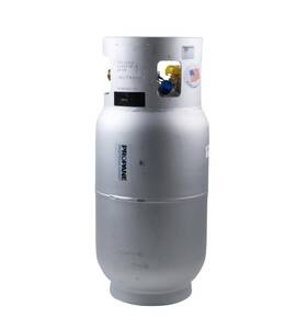 Sy9721 Totalsource Forklift Liquid Propane Tank Cylinder 33.5lb Lpg 8 Gallon Lightweight Aluminum