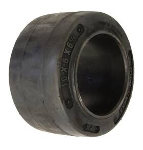 Syts10x6x6.25s Totalsource Forklift Tire - 10x6x6.25 Smooth Black Press On
