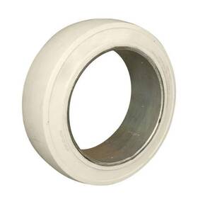 Syts16x5x10.5snm Totalsource Forklift Tire - 16x5x10.5 Nm Smooth Press On White