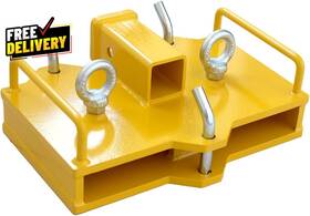 50842 Towing Products Forklift Hitch Attachment 2 Inch Receiver For Dual Pallet Forks