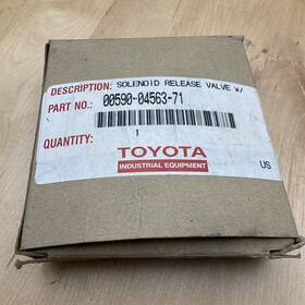00590-04563-71 Toyota Valve Assembly Solenoid Forklift Release Nob