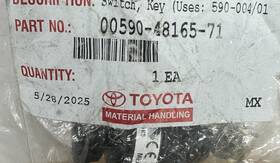 00590-48165-71 Toyota Oem Key Switch