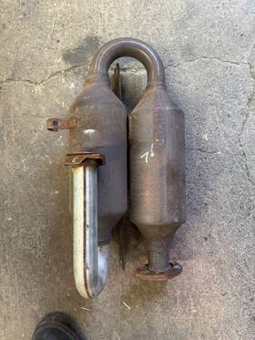17560-u2231-71 Toyota Muffler For 8 Series Forklift Used