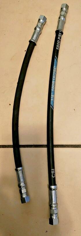 8-fitting Toyota 3/8-fitting#6 Forklift Sideshifter Hose High Pressure Set 2pz Rh-lh