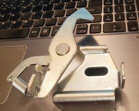52203-23320-71 Toyota Forklift Hood Lock Sub Assy Engine Genuine Part
