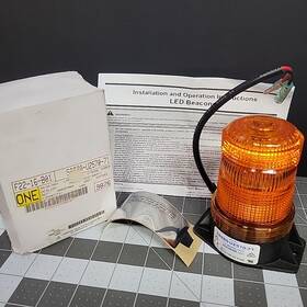 56680-u2570-71 Toyota Oem Led Amber Strobe Beacon 8 Series Forklift 12-80vdc New