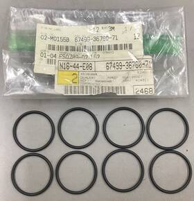 67499-36760-71 Toyota Lot Of 8 Unbranded O Rings For Forklift 8fd40 8fd50 B202