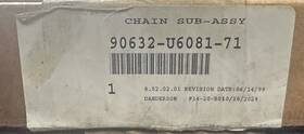 90632-u6081-71 Toyota Oem Chain Sub-assembly New In Box