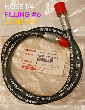 90693-u2110-71 Toyota Hyd Hose Sub Assembly New Oem Genuine Japan