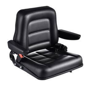 Cw07326-b0579-64-2 Treli Universal Forklift Seat Adjustable Tractor With Seatbelt Armrests Brand New