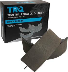 Trq 195591170437 Parking Brake Shoe Set For Heavy Duty Trucks