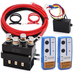 Uksw0090z Tuolauthon 250a 12v Winch Solenoid Relay Contactor For 2000-5000lbs Atv Utv Truck Winche