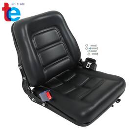Tr70482 Turitrade Forklift Tractor Seat Adjustable Backrest Safety Belt For Heavy Mechanical