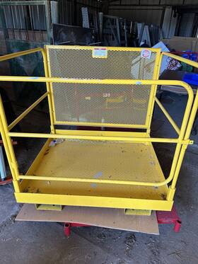 H-2772 U-line Uline 48 X 40 Inch Forklift Aerial Platform - Plano Tx Pickup