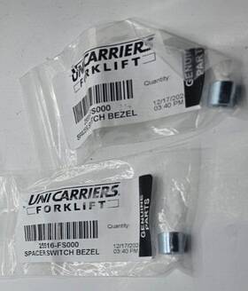 25516-fs000 Unicarriers Qty 2 Spacer Switch Bezel For Nissan 25516fs000