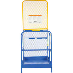 Wp-3648-84b-dd Vestil Fork Truck Work Platform With Dual Side Entry And 84in Back