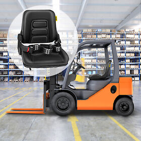 Qczypjys2cczyaqd1 Vevor New Black Seat-for Excavator Forklift Loader Backhoe Dozer Telehandler