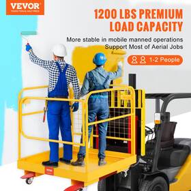 Xaql36-36 Vevor Forklift Safety Cage 1200 Lbs Load Capacity Perfect For Aerial Work