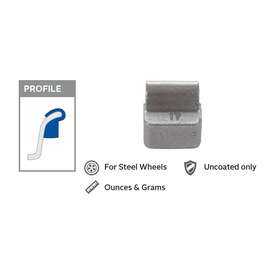 I7-030 Wegmann Automotive I7030 I7 Uncoated Pb Commercial Weight 3.0 Oz