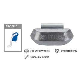 Lt1-060 Wegmann Automotive 6.0 Oz. Light-truck Wheel Weights Box Of 25