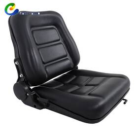 Ea1621132su Wflnhb Pvc Leather Forklift Tractor Seat Adjustable Backrest Slide Suspension New