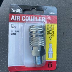 15-7130 Xtra Seal Air Coupler 1/4 Inch Body Npt Male