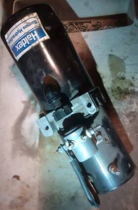 0871 Yale John S Barnes Hydraulic Pump Motor 220 From Pallet Jack Type E 24v