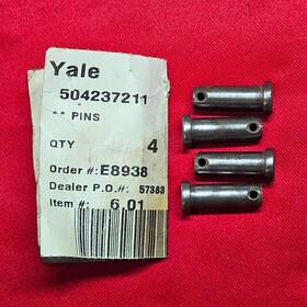 504237211 Yale 4x Forklift Yoke Pins Brakes 1-13/64 Inch X 3/8 Usa Lot Of 4 - New