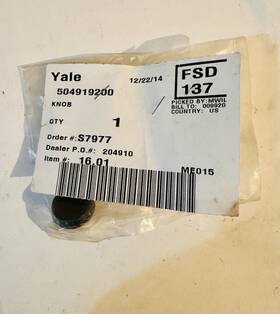 Knob-504919200 Yale 504919200
