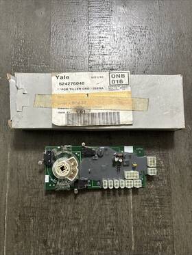 524276040 Yale Forklift Replacement Part Pcb Tiller Card Iskra As Is Read Below
