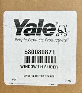580080871 Yale Hyster Left Slider Window New