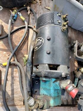 Erc040abn36sf083ee Yale 7221090 31 Hydraulic Pump / Motor 36v Electric Forklift