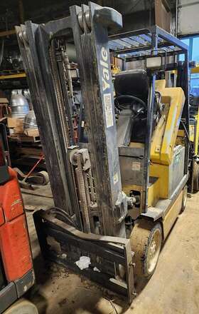Erc050rfn36se084 Yale 1995 5000# 36 Volt Electric Forklift 194 Inch Lift 3 Stage
